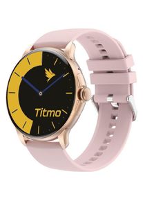 Titmo Smart watches Smartwach O-150 (AMOLED, bluetooth call) pink (46 mm), Smartwatch