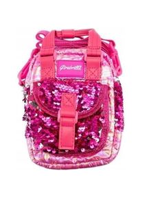 Nice Group, Handtasche, Dunkelrosa Puffer-Umhängetasche, Rosa