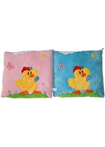 Sun-Day, Dekokissen, Hühnerkissen 33cm MIX (33 x 33 cm)