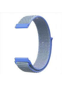 GRT Garett blue nylon strap for Kids Tech smartwatch 22 mm velcro 5904238485552 (22 mm, Nylon), Uhrenarmband, Blau