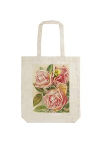 Sköna Ting, Tasche, Baumwolltasche STBAG 62 Rosa Rosen Szoperka, Rosa