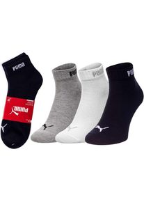Puma, Herren, Sportsocken, Quarter Socken 3er Pack Quarter, Unisex, Navy, UK 2.5-5 (35 - 38), Blau