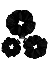 GLOV, Haargummi, Trio Satin Hair Scrunchies In Black (Haargummi)