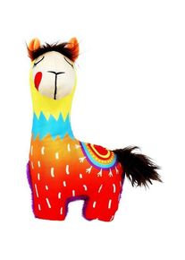 Kong Ballistic Vibez Llamas S/M, 23 x 10.8 x 20.3 cm, assortiert (Ballspielzeug Hund), Hundespielzeug