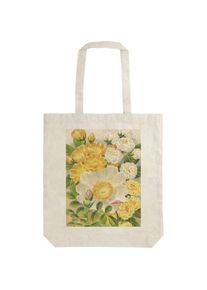 Sköna Ting, Tasche, Baumwolltasche STBAG 61 Gelbe Rosen Szoperka, Gelb