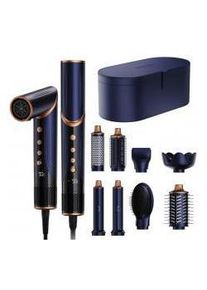 Livia, Warmluftbürste, Lovio Multistyler Airstyle Hair Dryer And Curling Iron Lvhs001bl 1400w In Navy Blue And Copper