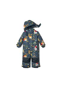 Tchibo - Kleinkind-Schneeanzug - Gr. 86/92 - blau/print