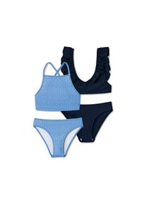 Tchibo - Bikini-Set - M&auml;dchen - Gr. 146/152 - dunkelblau/print