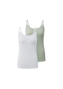 Tchibo - 2 Hemdchen - Damen - Gr. L - wei&szlig;