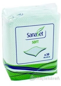 SanaSet SOFT Podložka absorpčná hygienická 60x60cm 30ks