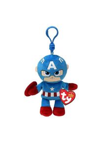 Ty Beanie Boo Keychain - Marvel Captain America