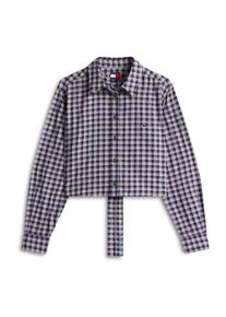 Tommy Jeans Kvinnor Blus marinbl&aring; / rosa / vit Storlek S