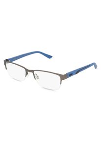 Puma PU0472O ESSENTIAL okulary unisex | Oprawka: Pełnoramkowe, Kwadratowe, Srebrny