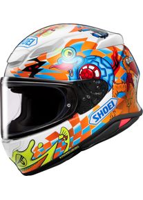 Shoei NXR2 Yagyo, kask pełnotwarzowy , kolor: Biały/Pomarańczowy/Niebieski/Żółty , rozmiar: XS