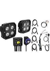 Denali D4 Universal DialDim, zestaw dodatkowego oświetlenia , kolor: czarny