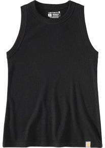 Carhartt Ribbed, tanktop women , color: Black , size: XS