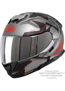 Shoei GT-Air 3 MM93 Collection Grip, kask pełnotwarzowy , kolor: szary/czarny/czerwony , rozmiar: L