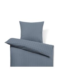 Tchibo - Pościel bawełniana premium - kolor: niebieski