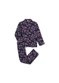 Tchibo - Piżama ze spodniami z tkaniny - dla pań - rozmiar 40 - kolor: niebieski