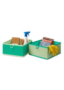 Tchibo - Organizery do szuflad - kolor: pomarańczowy/zielony