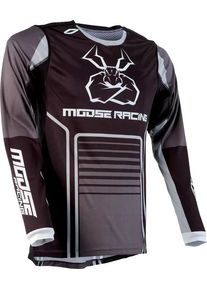 Moose Offroad Agroid S25, jersey , color: Black/Grey/White , size: S
