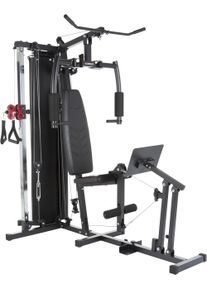 HAMMER Kraftstation »Kraftstation FERRUM TX3« 12 Gewichtsblöcke Seilzug, Beinpresse, Butterflystange, Latzug und mehr, max. Benutzergewicht 120 kg,...