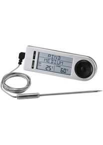 Rösle Rösle Grillthermometer »SlideX, 25086« digitaler Kerntemperaturmesser, 5 Stufen, –20 / +250 °C in silberfarben