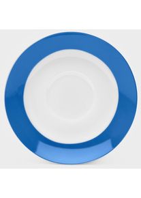 Van Well Untertasse »Vario« Porzellan, spülmaschinen- und mikrowellengeeignet, Ø 14,5 cm in blau