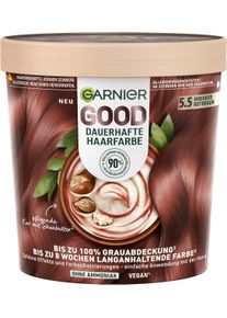 Garnier Damen Coloration »GOOD Dauerhafte Haarfarbe« mit pflegender Formel in braun