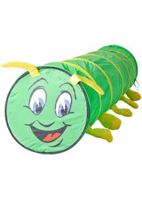 KNORRTOYS Spieltunnel »Raupe Hugo« in grün, Größe Ø 48 cm B/H/L: 180 cm