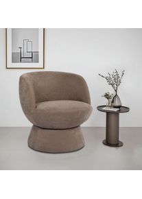 Otto Home Drehsessel »ZAZZA Lese-Sessel, TV-Sessel, Loungesessel« 360° drehbar, feiner Struktur-Bezug, Größe B/H/T: 69 cm x 71 cm x 70,5 cm