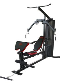 Motive Fitness by U.N.O. Kraftstation »Multi-Gym Competition« 10 Gewichtsblöcke Seilzug, Butterflystange, Latzug, Ruderfunktion und mehr, max....