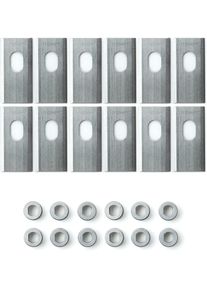 DREAME Mährobotermesser »Mower A1 Klingenset (12er Pack)« in silberfarben