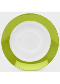 Van Well Untertasse »Vario« Porzellan, spülmaschinen- und mikrowellengeeignet, Ø 14,5 cm in grün