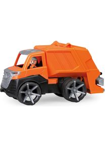 LENA Spielzeug-M&uuml;llwagen &raquo;TRUXX&sup2;&laquo; inklusive Spielfigur, Made in Europe in orange