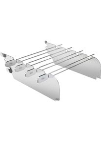 Rösle Rösle Grill-Windschutz »VIDERO in silberfarben, Größe B/H/L: 10 cm x 2 cm x 36 cm