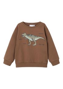 name it, Drenge, Sweatshirt, Brun / Grøn, Størrelse 86