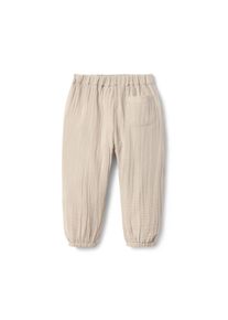 Tchibo - Tkané navliekacie nohavice s biobavlnou - pre dámy - veľ. 86/92 - farba: béžová