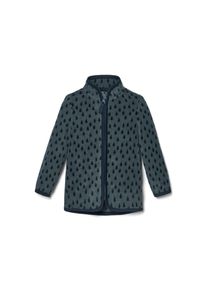 Tchibo - Detská flísová bunda - bábätko - veľ. 74/80 - farba: modrá/s potlačou