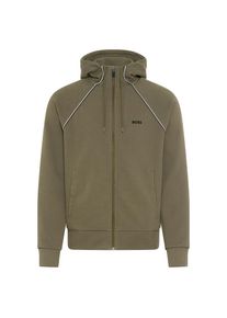 BOSS Green , Sweatjacke , Dark Beige257 , XL , XL , Sweatjacke von BOSS Green Menswear