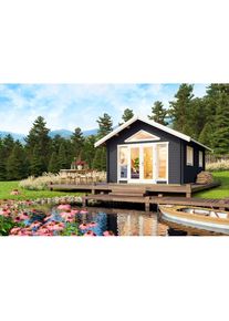 Lasita Maja , Gartenhaus »CAROLINE« , carbongrau