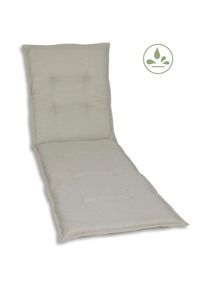 GO-DE , Liegenauflage »TOPSELLER!« Rollliegenauflage, wasserabweisend , beige , Bezug: 100% Polyester