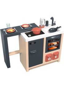 Smoby, Spielk&uuml;che &raquo;Spielk&uuml;che K&uuml;cheninsel&laquo; Made in Europe, braun/grau, Kunststoff, braun/grau