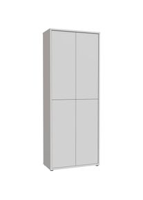 FORTE, Schuhschrank &raquo;Alice Springs&laquo; B/H/T 74, 5/191, 9/34, 9 cm, Stauraumschrank, Mehrzweckschrank, Breite 74, 5 cm, mit 8 B&ouml;den, Secret Grey, 