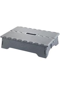 Maximex , Klapptritt »Secura« bis 250 kg , grau , B/H/L: 40 cm x 10 cm
