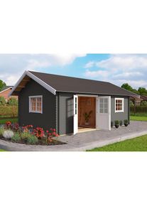 Lasita Maja , Gartenhaus »CAROLINE« , carbongrau