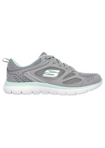 Skechers , Sneaker »SUMMITS-SUITED« , grau-mintfarben , 36 , 36 , Sportiver Trainingssneaker mit gepolstertem Schaftrand