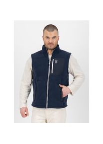 LPO, Damen, Fleeceweste &raquo;Ravin II&laquo; mit Langhaarfleece, navy, XXL, navy, Doubleface-Fleece mit Sherpafleece-Innenseite