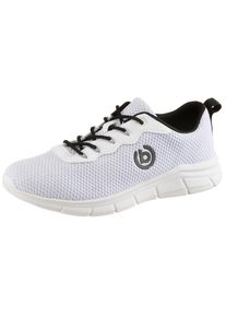 Bugatti , Damen , Slip-On Sneaker , weiß , 44 , 44 , Schnürer mit seitlichem Logo-Icon