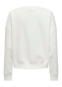 Only, Damer, Sweatshirt, Hvid, St&oslash;rrelse XS